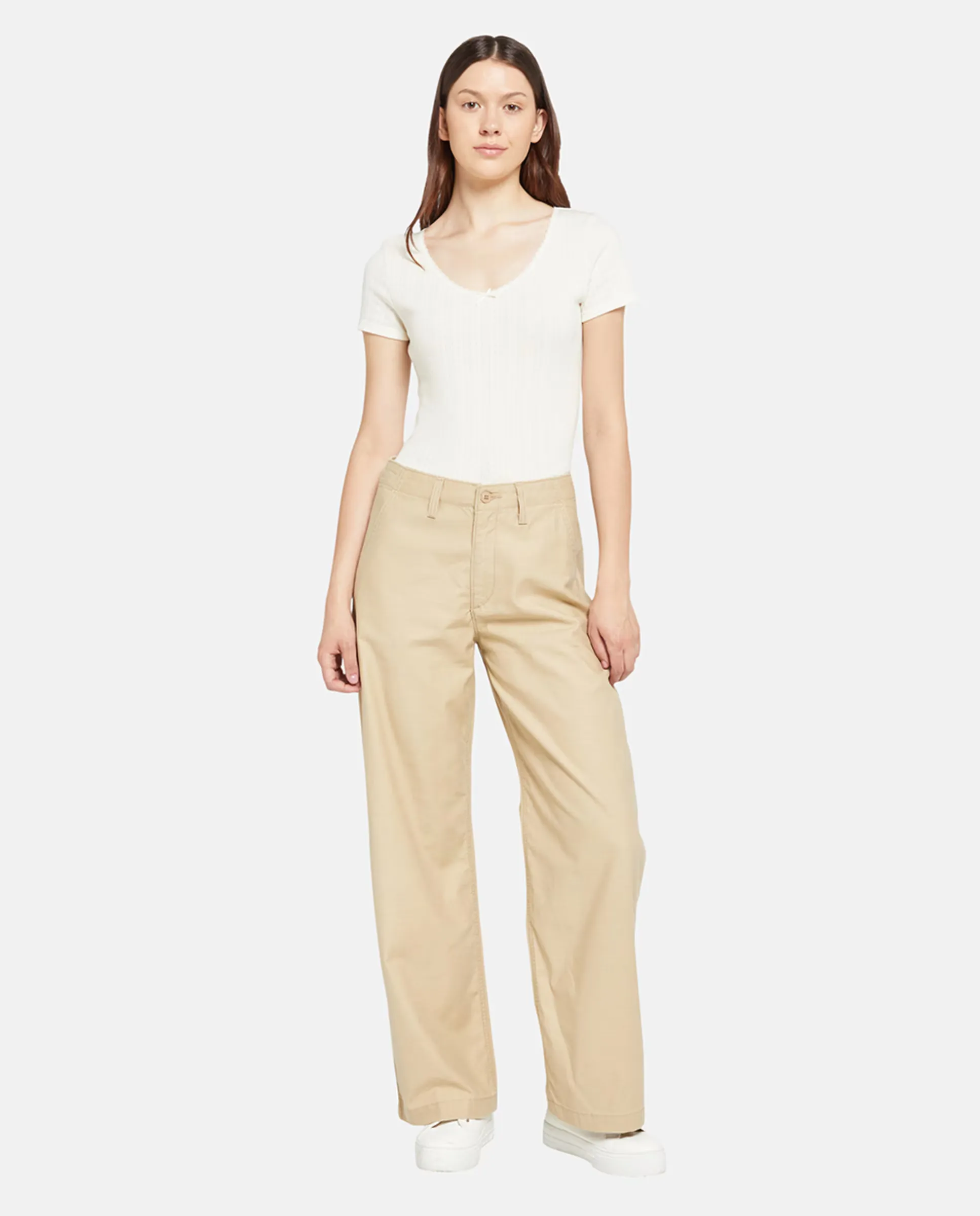 

Женские прямые брюки 90s Straight с посадкой на талии Levi's, темно-зеленый