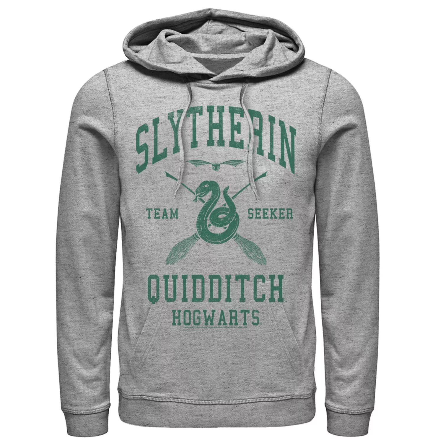 

Мужская толстовка с надписью Slytherin Team Seeker Harry Potter