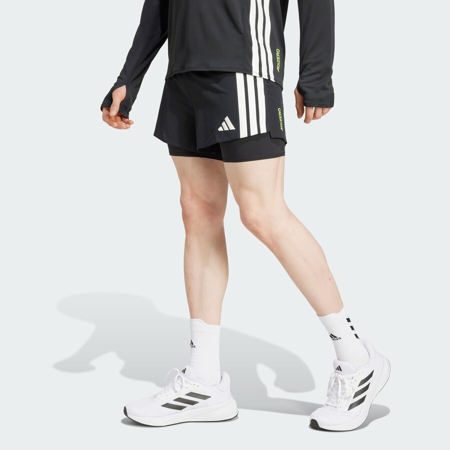 Шорты ADIDAS PERFORMANCE Slim fit Workout Pants Adizero, черный — фото 2