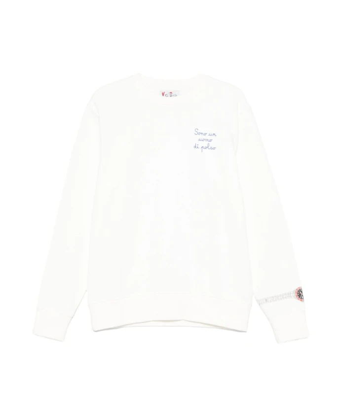 

Свитшот Soho с круглым вырезом Mc2 Saint Barth, белый