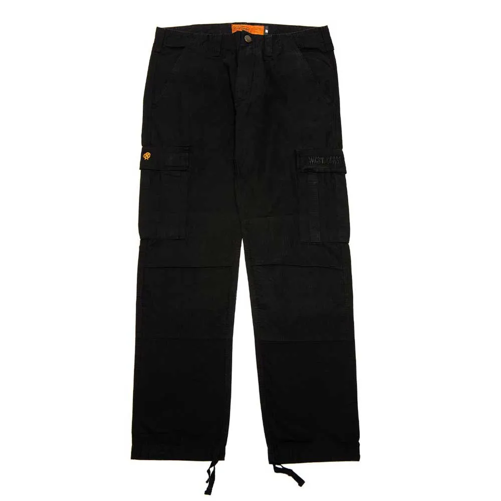 

Брюки карго West Coast Choppers Caine Ripstop, черный