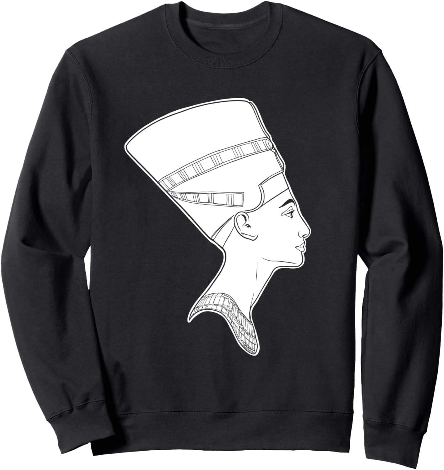

Толстовка с изображением египетской царицы Нефертити Miftees Egyptian Tees, черный