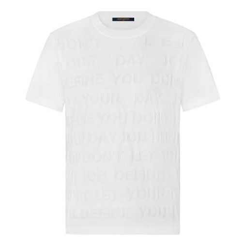 

Футболка men's ss21 alphabet short sleeve white Louis Vuitton, белый