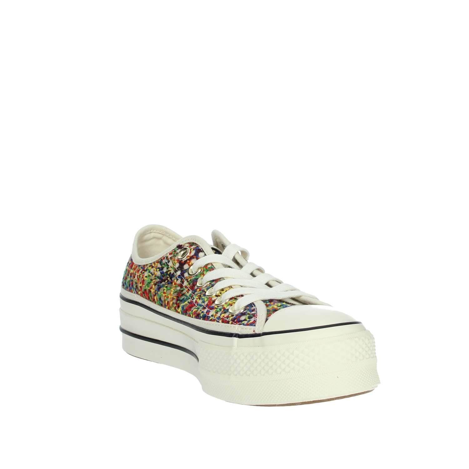 Женские разноцветные кеды Converse Chuck Taylor All Star на платформе, цвет multi — фото 3