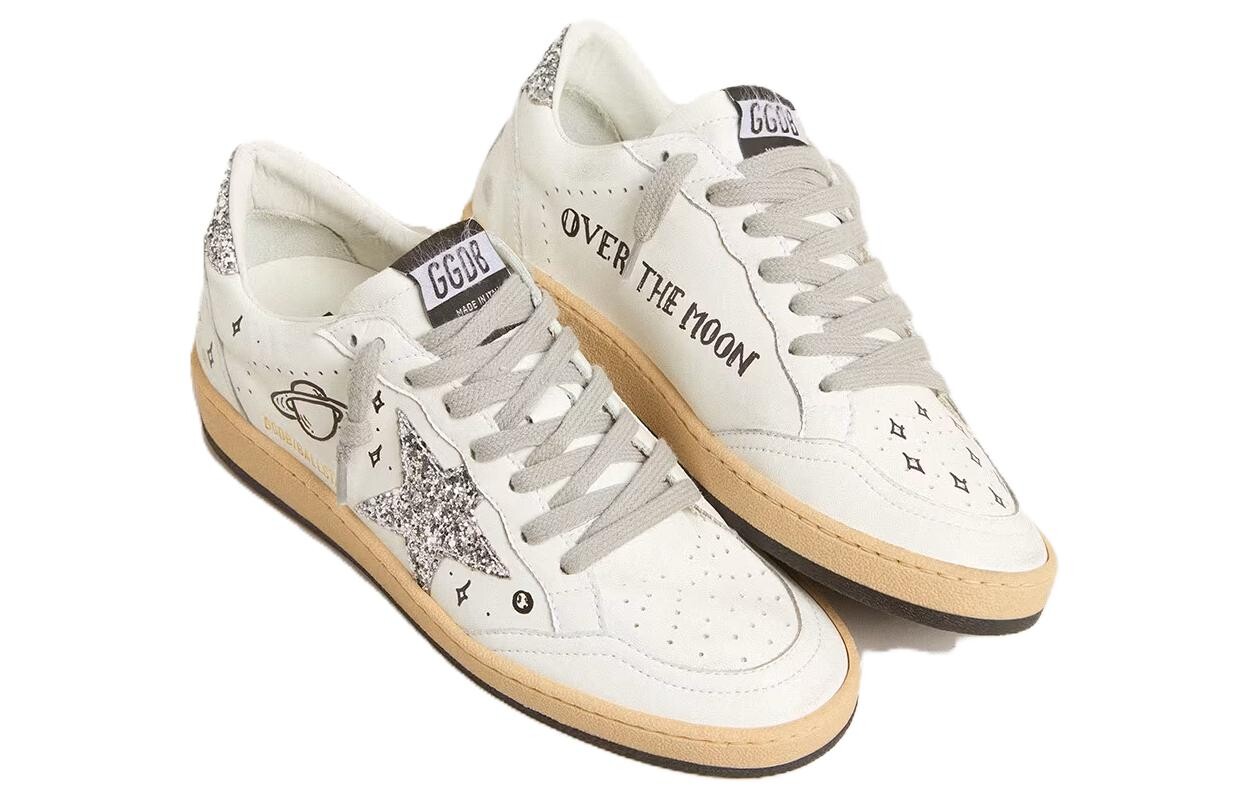 Кроссовки Golden Goose Ball Star Skateboarding Shoes Women's Low-top White, белый — фото 3