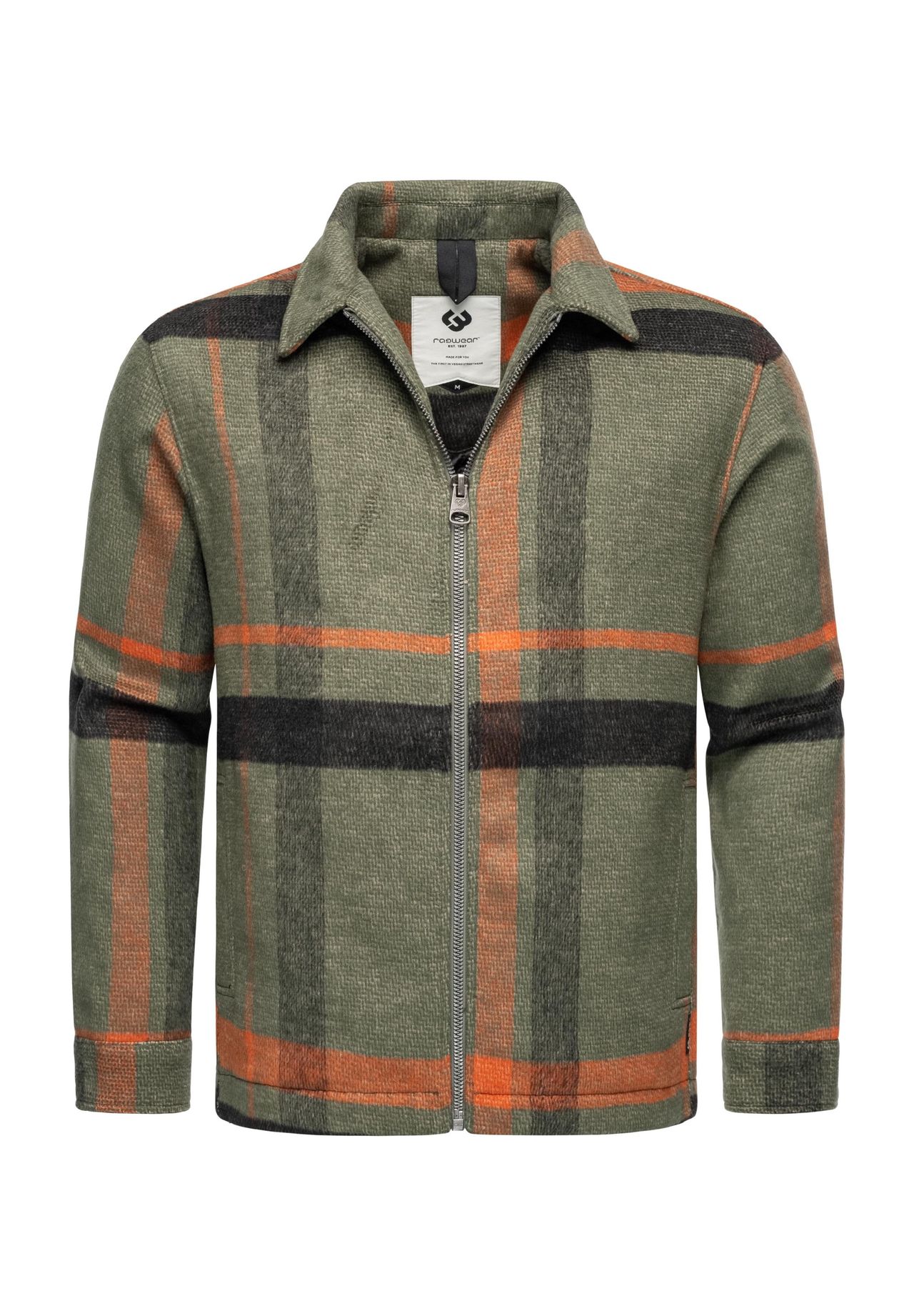 

Куртка-переходник в клетку Azzte в клетку Ragwear, темно-оливковый