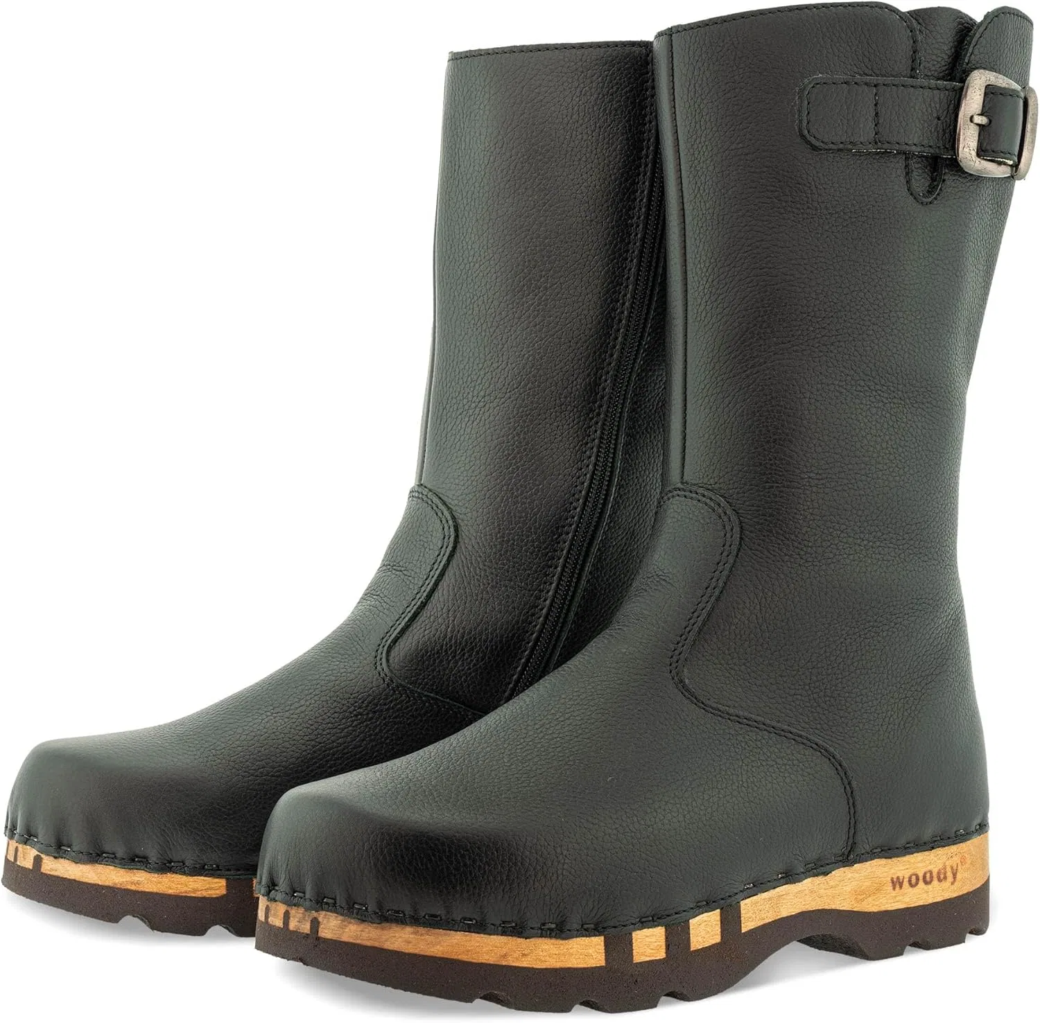 Ботинки woody Herren Mario Clog Stiefel, Cervo Nero — фото 2