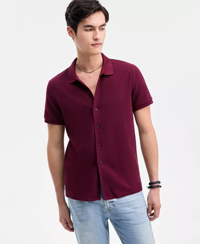 

Мужская футболка с коротким рукавом Guess, фиолетовый