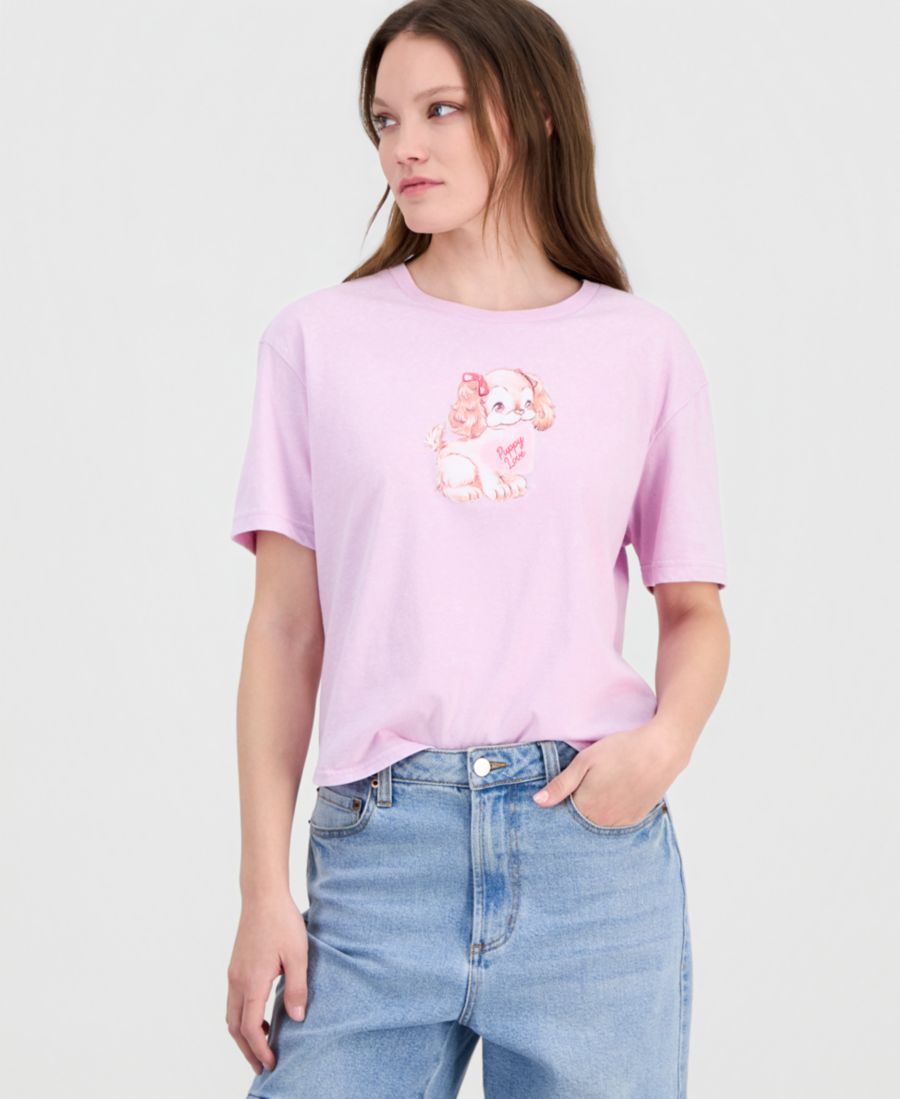 

Детская футболка с коротким рукавом "Щенячья любовь" Rebellious One, Orchid Bouquet, Фиолетовый, Детская футболка с коротким рукавом "Щенячья любовь" Rebellious One, Orchid Bouquet