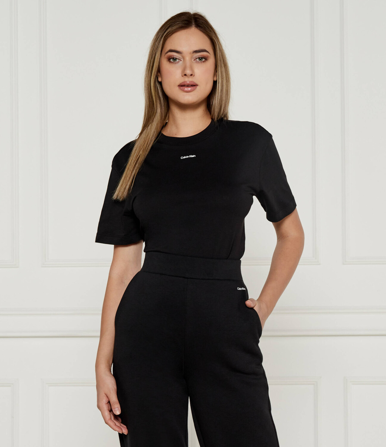 Футболка Calvin Klein Regular Fit, черный — фото 3