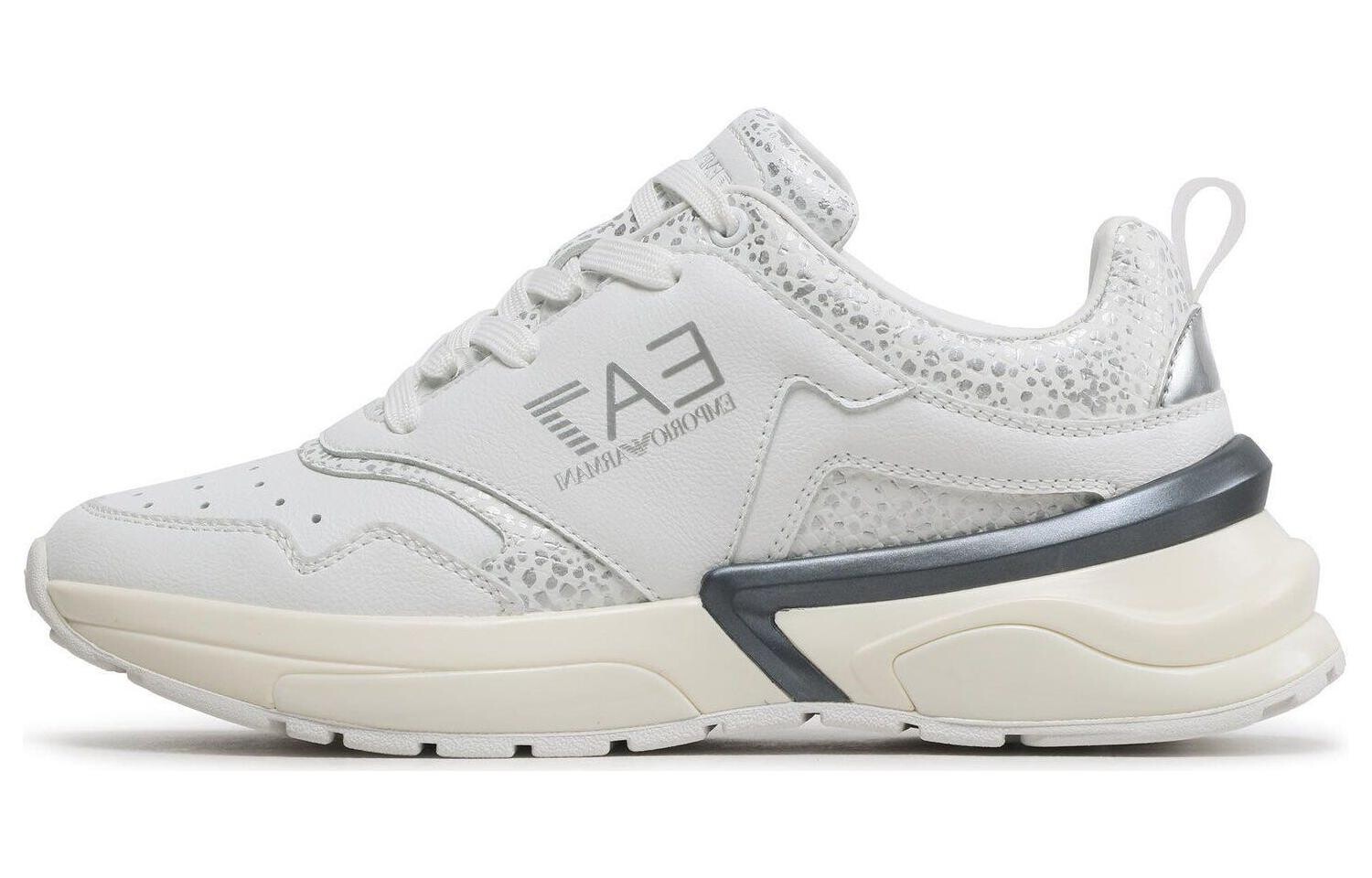 

Кроссовки EMPORIO ARMANI EA7 Lifestyle Shoes Unisex Low-top White, белый