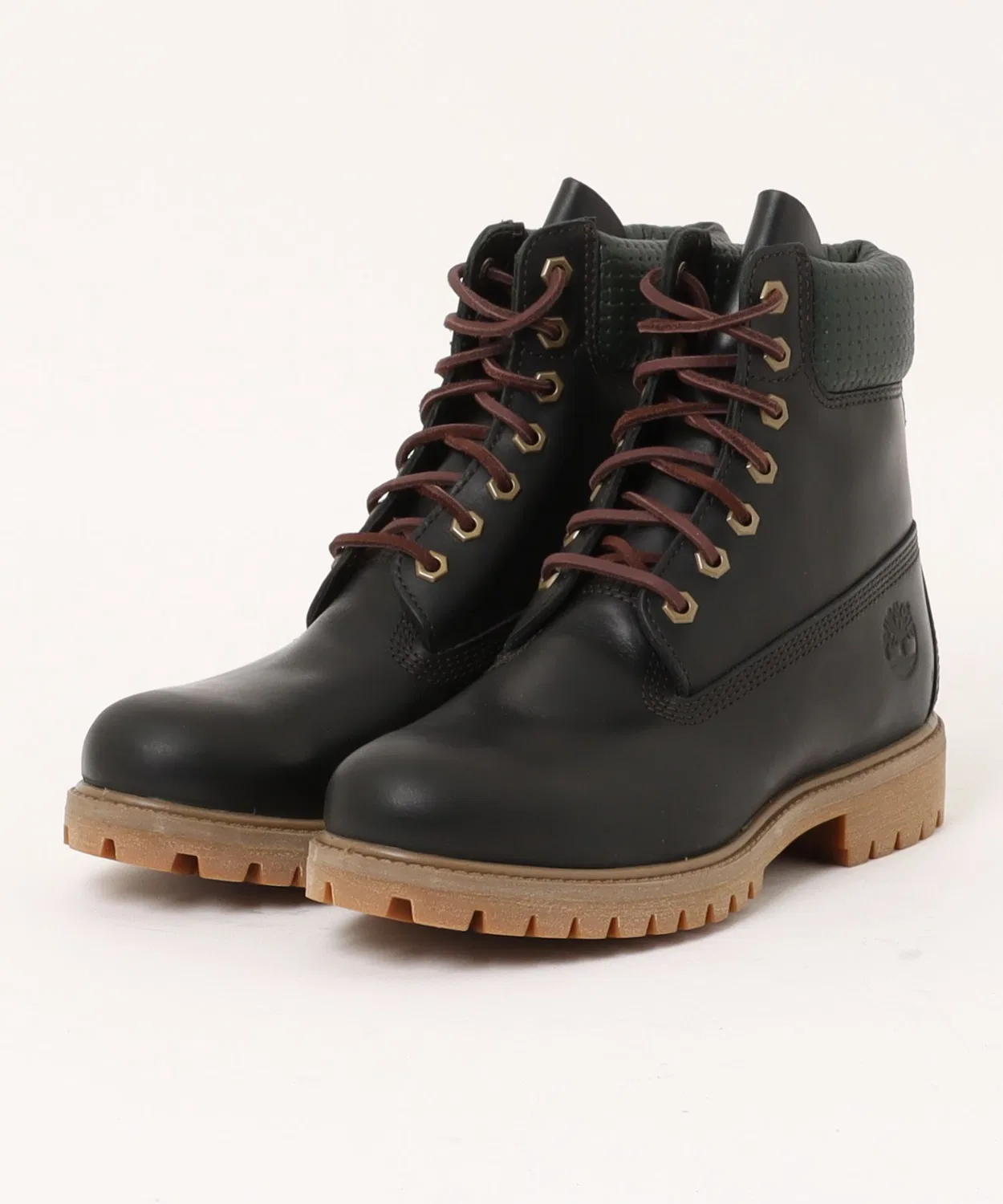 Ботинки Timberland 6 дюймов Premium из натуральной кожи, зеленые