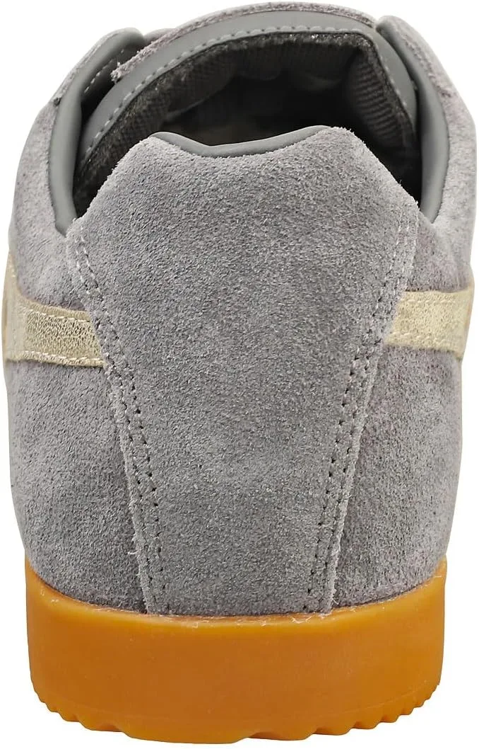 Кроссовки Gola Unisex Harrier Mirror Trainers, цвет пепельный/золотой/коричневый — фото 4