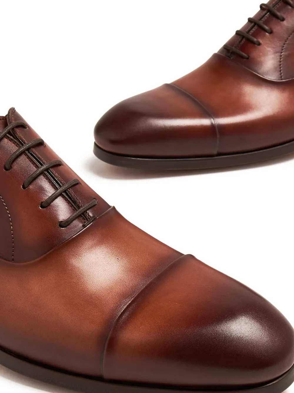 Кожаные оксфорды Magnanni, коричневый — фото 2