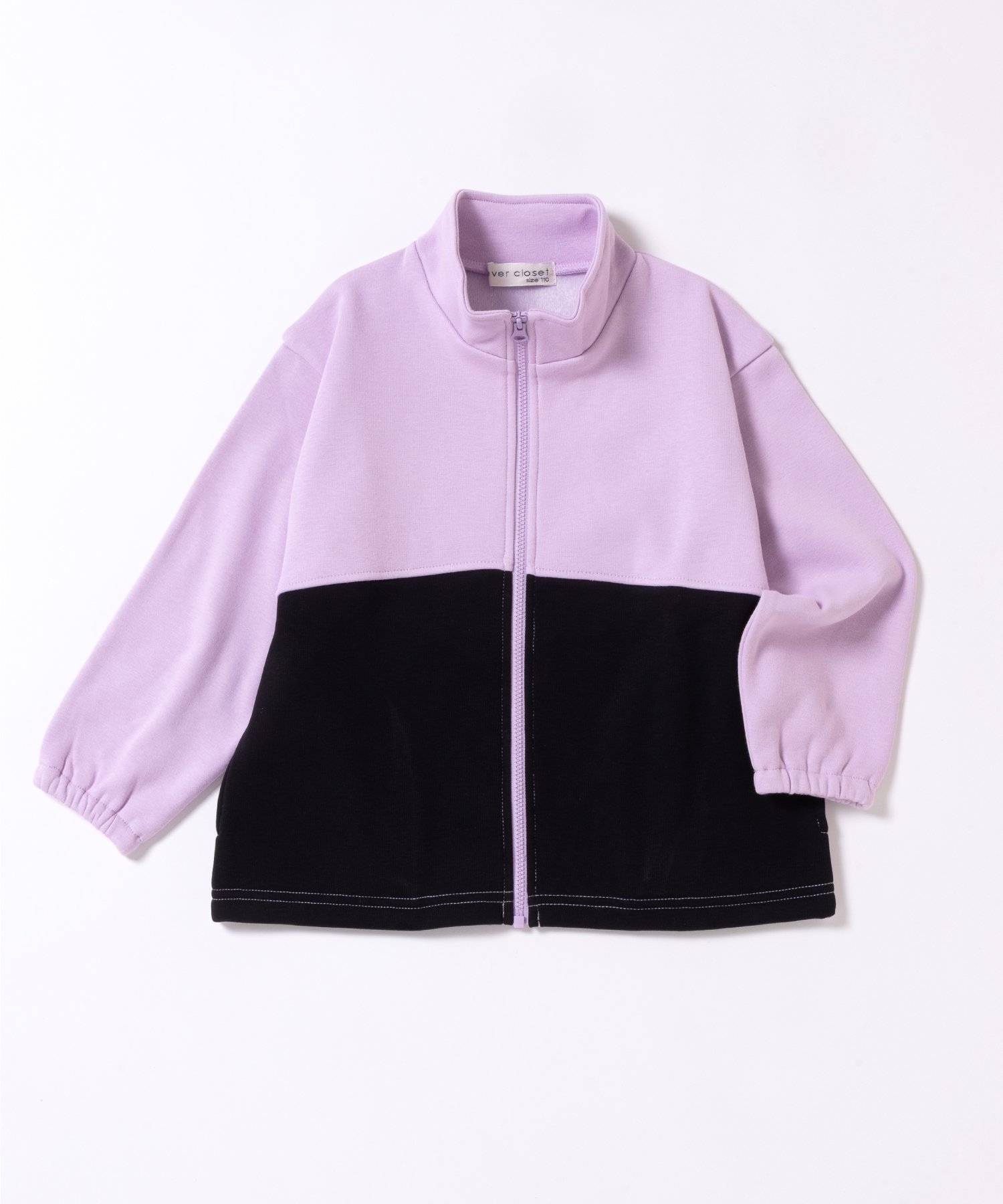 Блузон на флисовой подкладке Ever Closet, Lavender x Black — фото 2