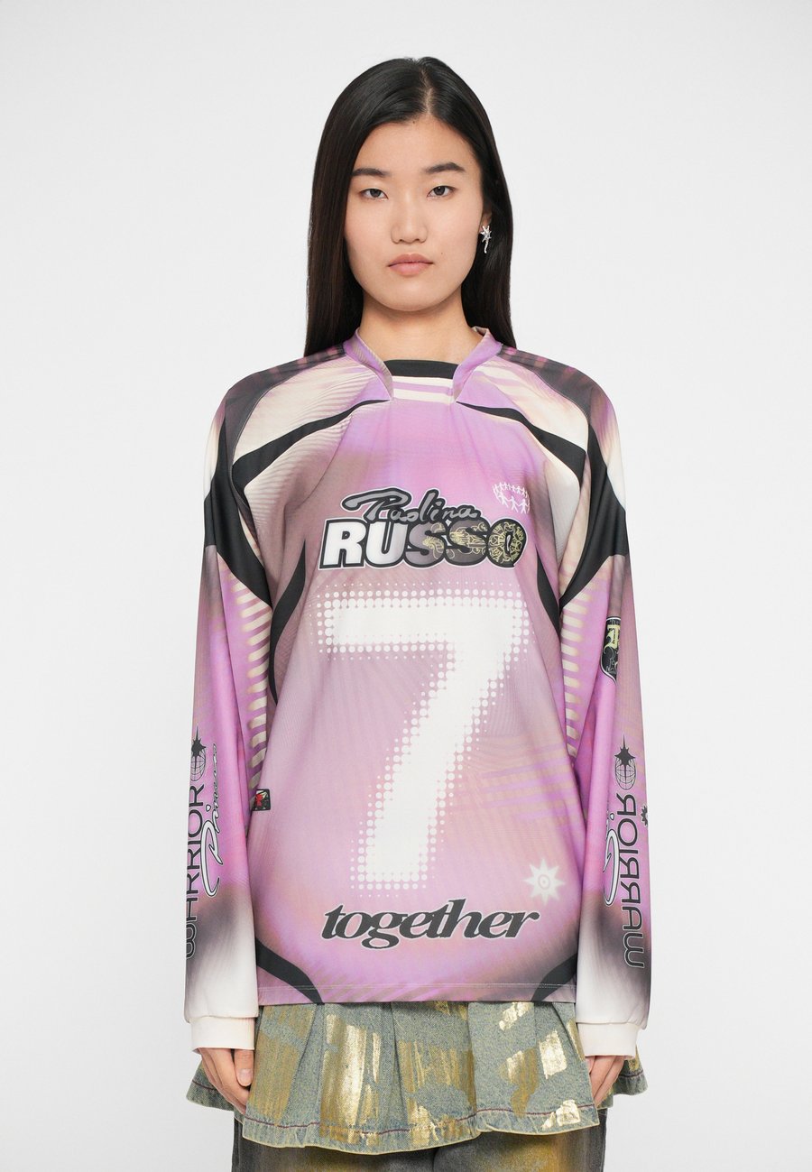 

Топ Paolina Russo PRINTED SPORTS, Pink