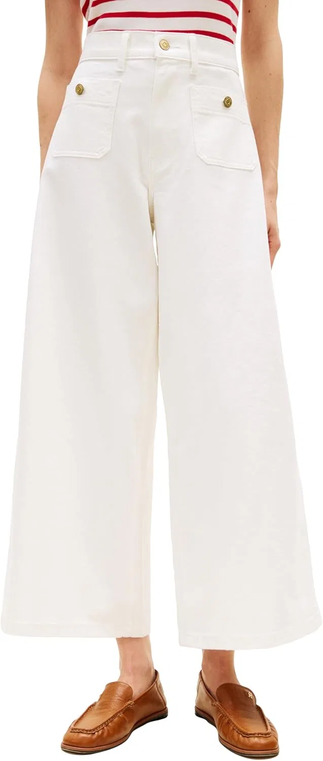 Джинсы High Rise Wide Leg Tommy Hilfiger, Optic White