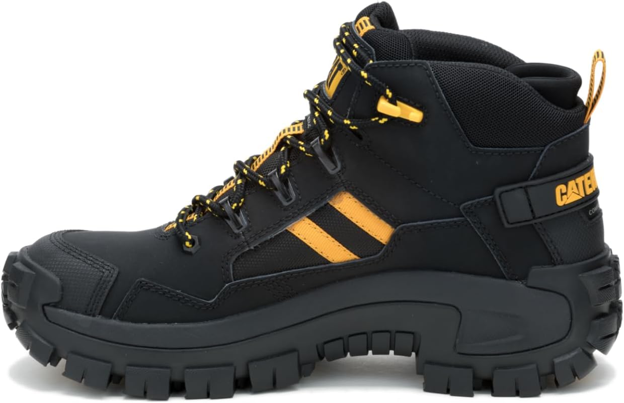 

Мужские ботинки CAT Invader Mid Vent Waterproof с композитным защитным носком, неметаллические, черный