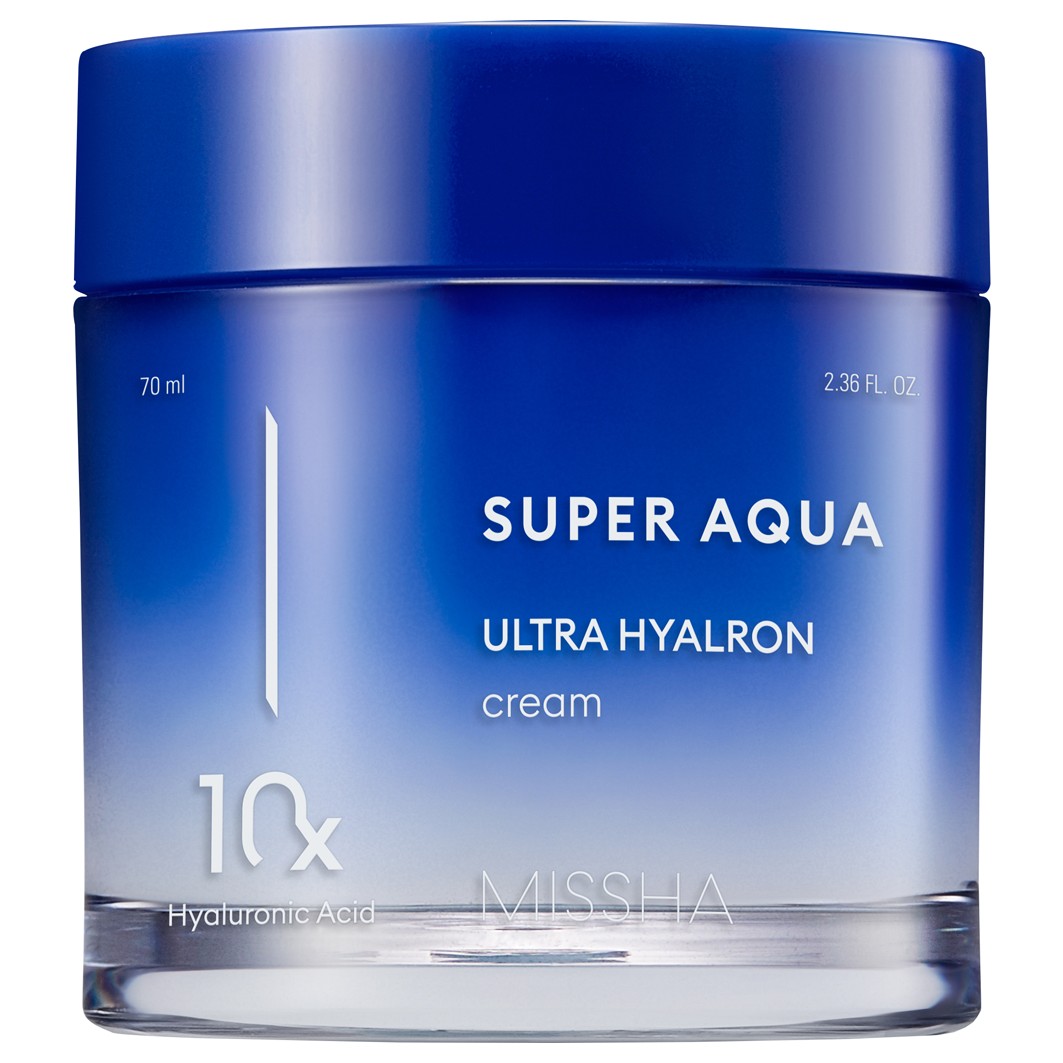 

Крем для лица super aqua ultra hyaluron creme Missha, объем 70 мл