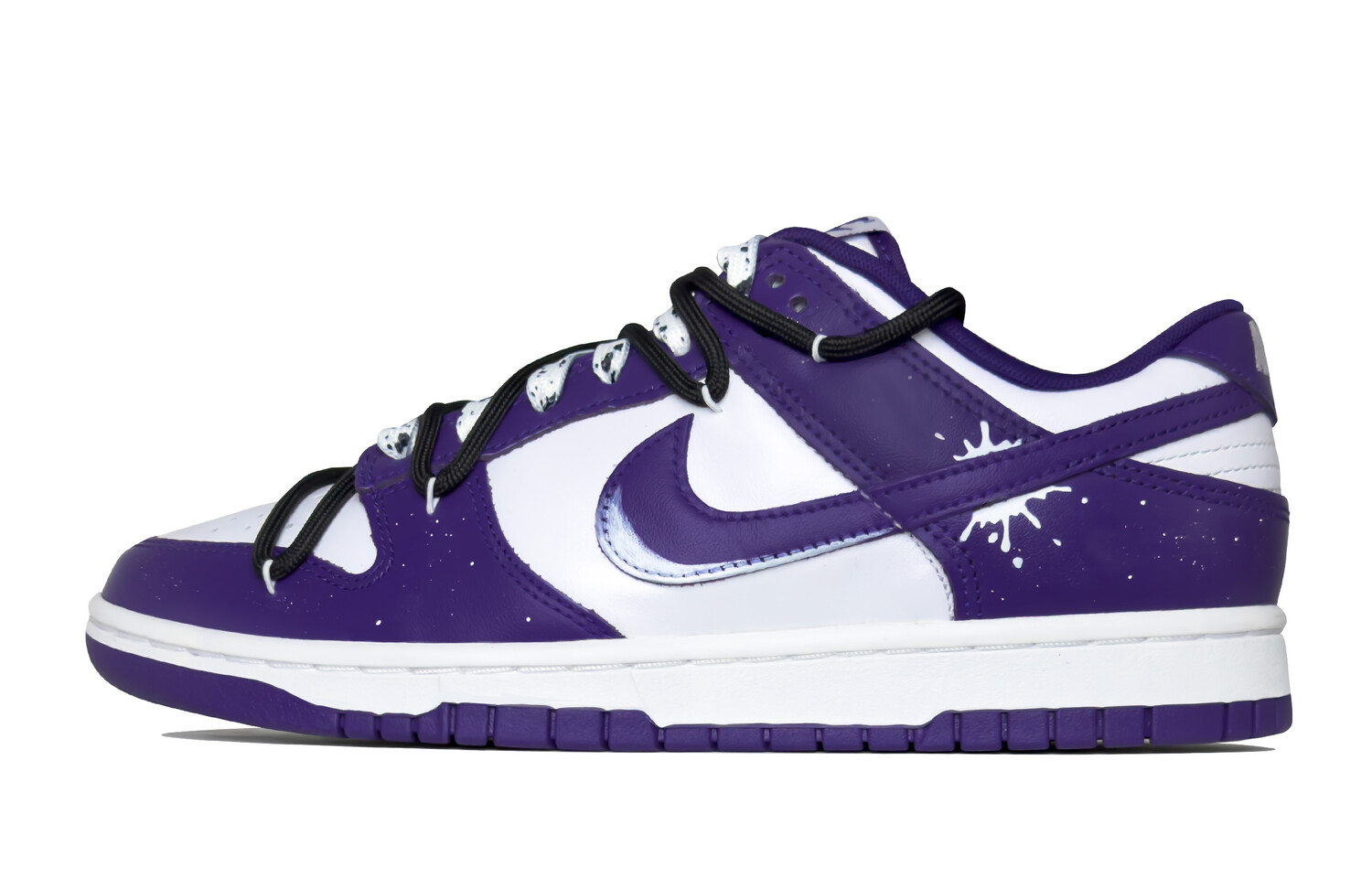 

Кроссовки Nike Dunk Skateboarding Shoes Men Low-top Purple/white, фиолетовый