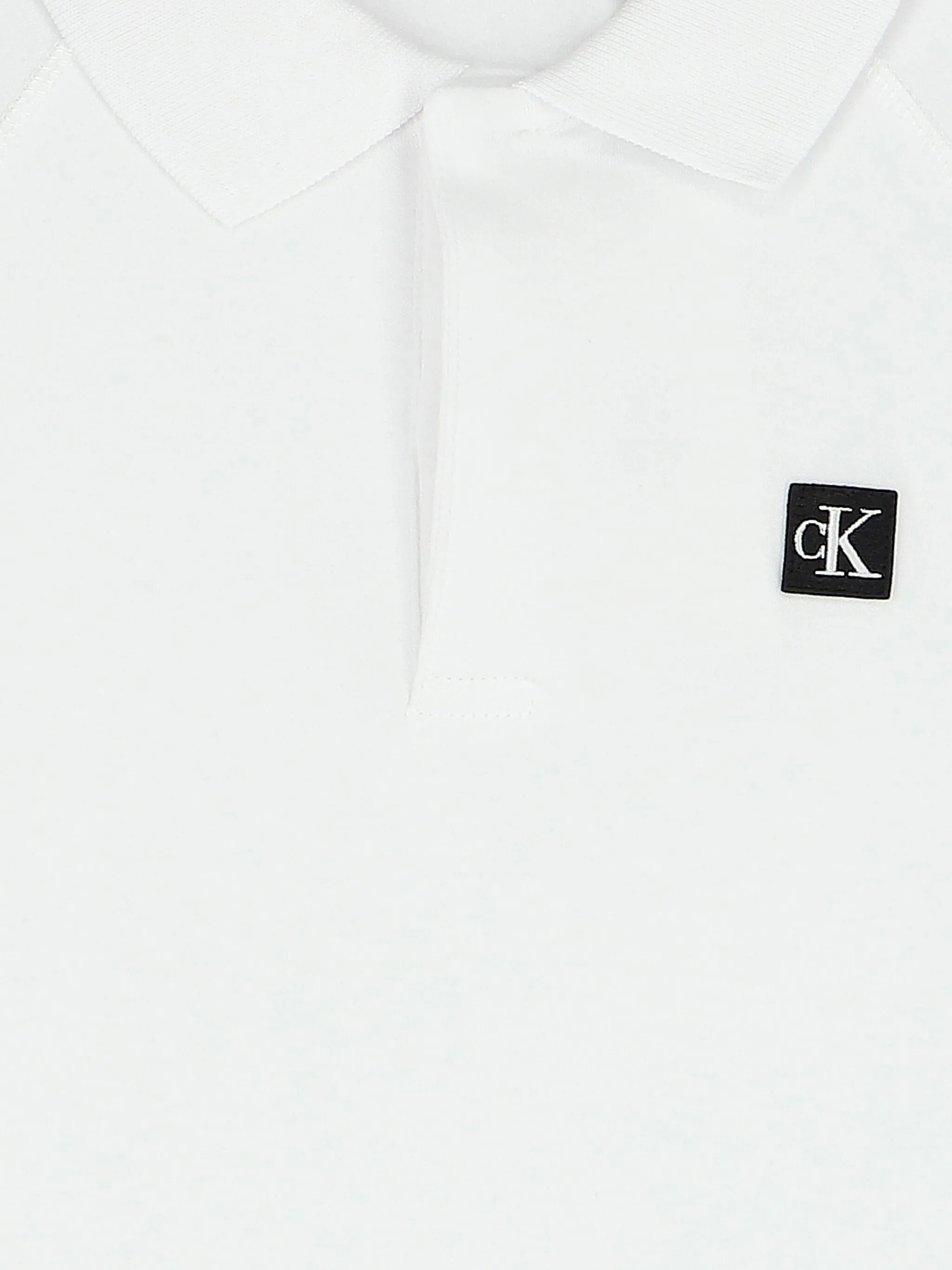 Рубашка поло с нашивкой-логотипом Calvin Klein Kids, белый — фото 3