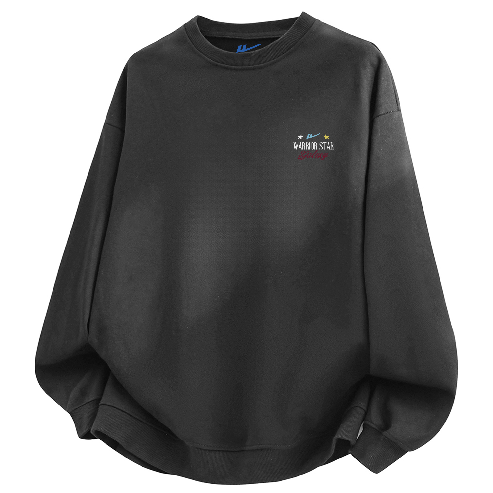 

Свитшот Unisex Crew Neck Moderate Regular WARRIOR, темно-серый