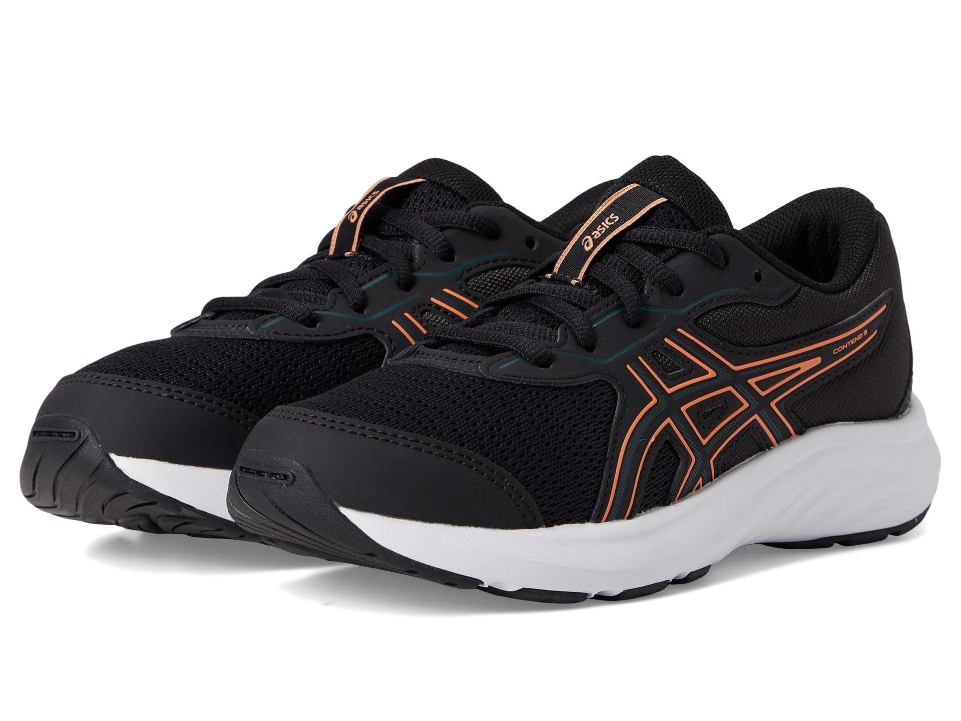 

Кроссовки ASICS Kids Contend 9 Gs, Black/Saxon Green