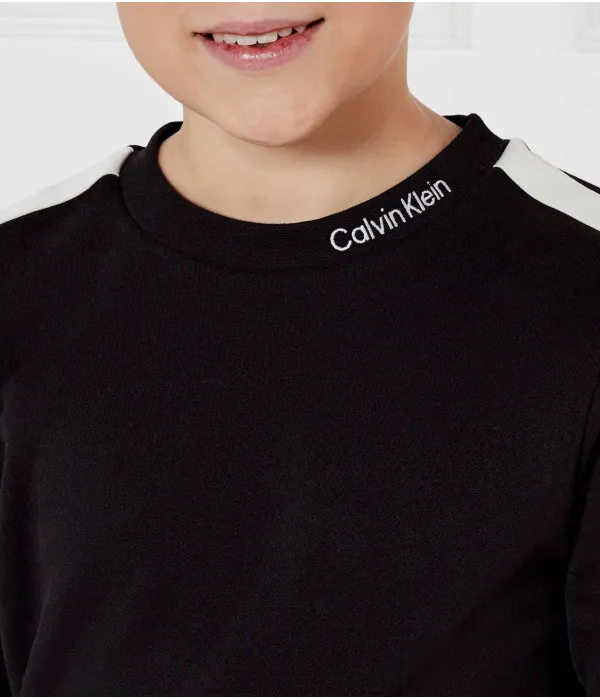 Махровая толстовка Regular fit Calvin Klein Jeans, черный — фото 4