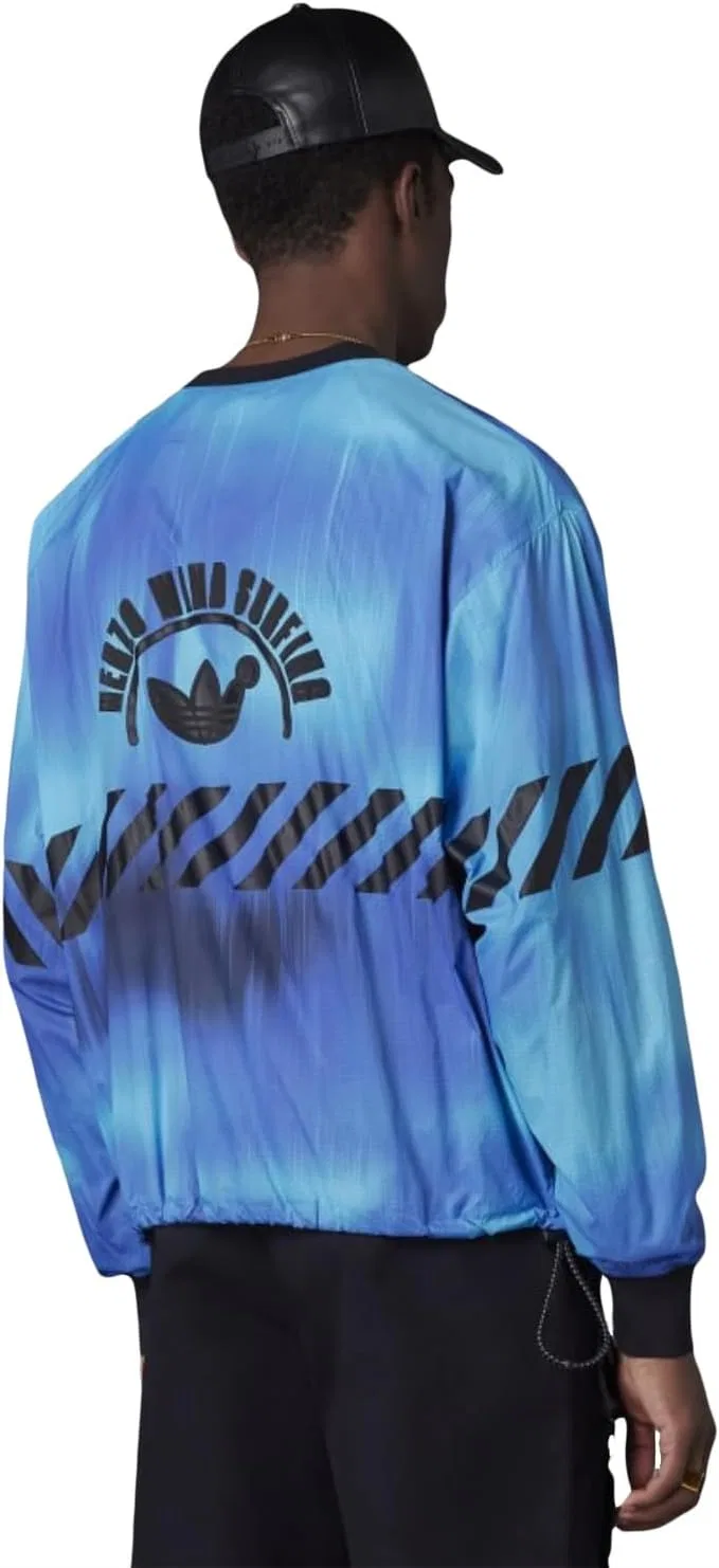 Мужской пуловер Adidas Ark Crew, разноцветный/черный — фото 2