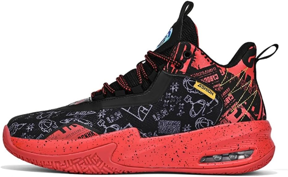 

Мужские кроссовки 2024 года Для бега Спортивные обувь Для улицы Дышащие тренировочные кроссовки Модные кроссовки Ashild, красный