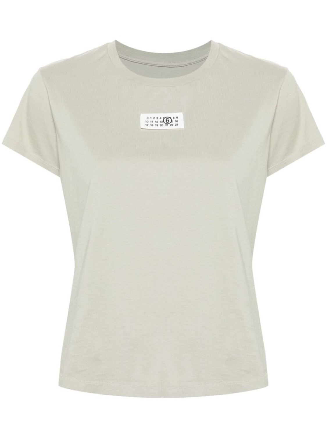 

MM6 Maison Margiela футболка с логотипом, зеленый