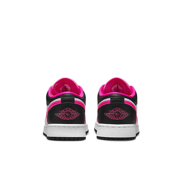 Кроссовки (GS) Air Jordan 1 Low 'Fierce Pink', розовый — фото 4