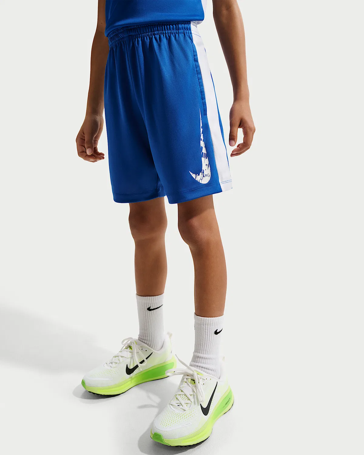 Детские шорты Nike Trophy23 Dri-FIT для мальчиков, Game Royal/White/White — фото 2