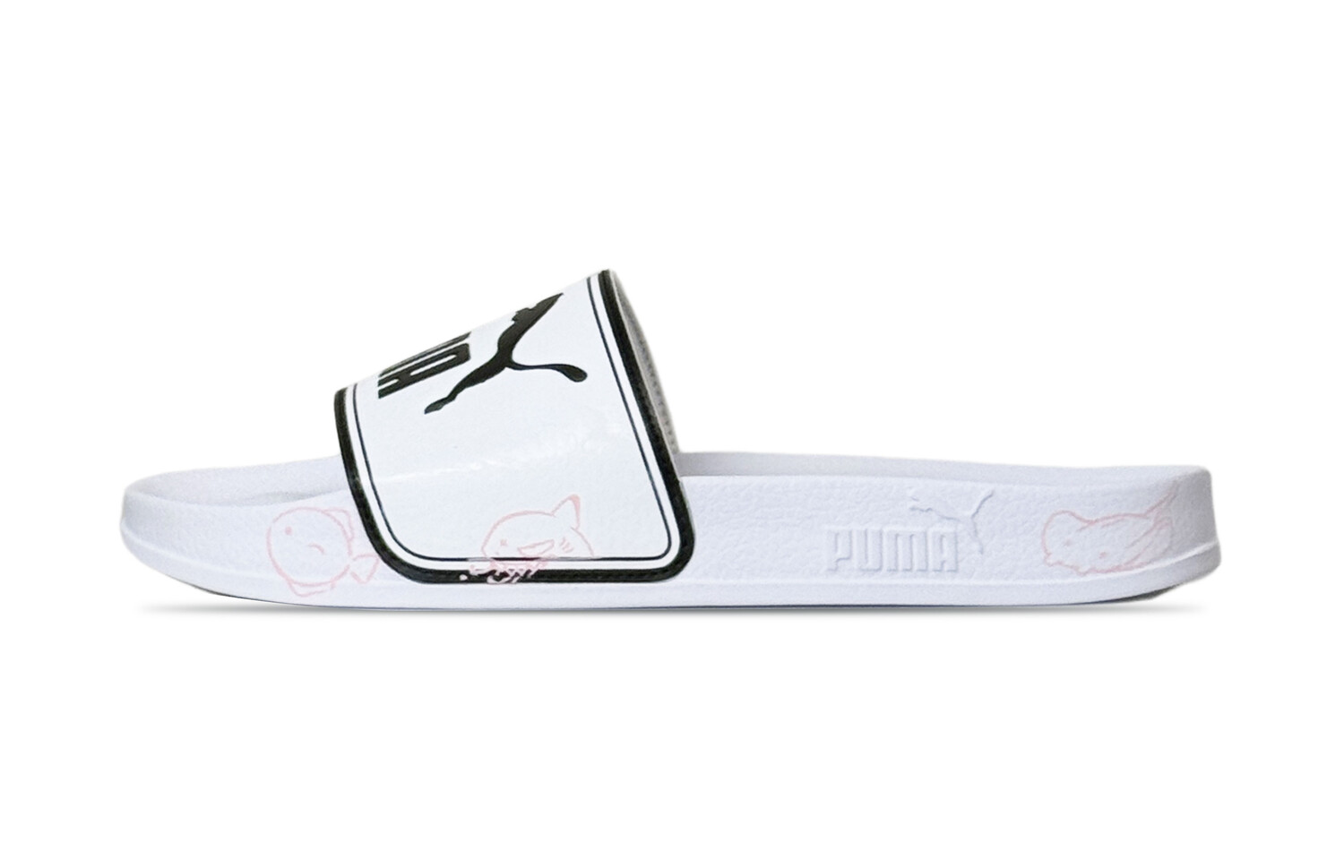 

Шлепанцы унисекс белые Puma