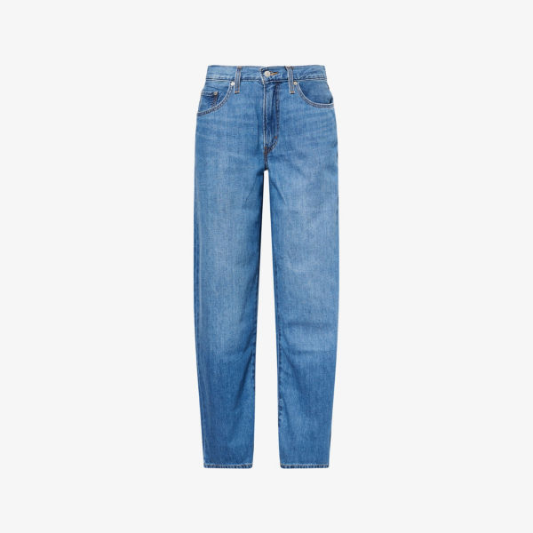 

Мешковатые джинсы прямого кроя Dad в облегченном дениме Levis, цвет heavy check