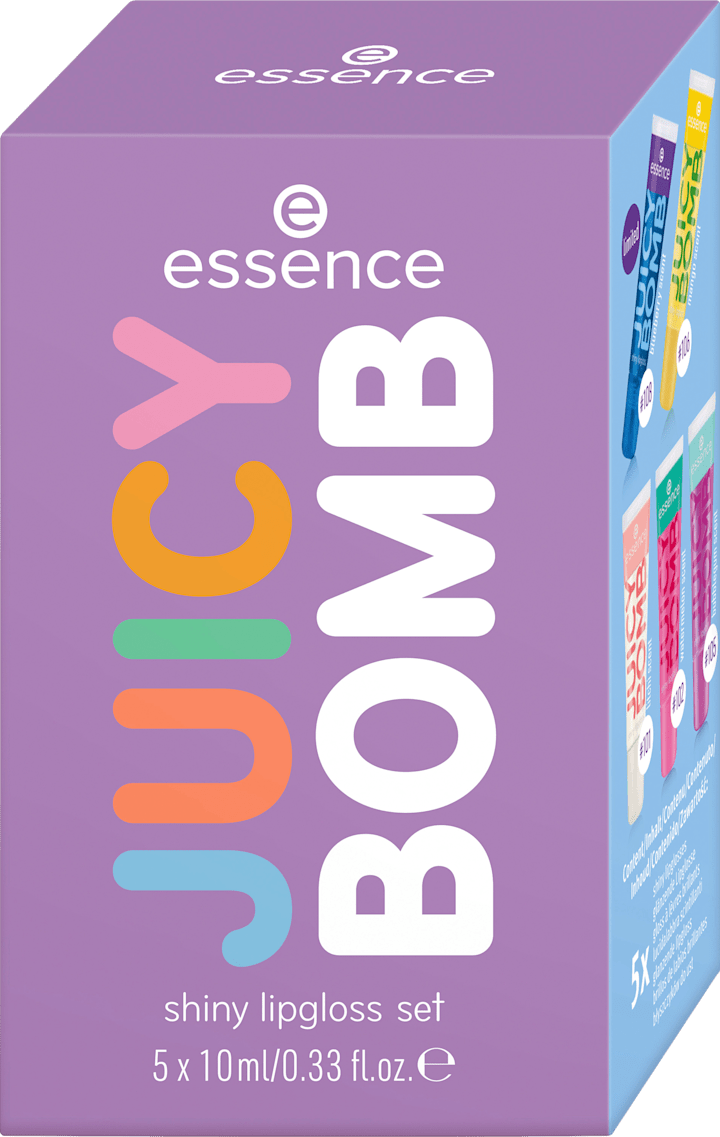 

Блеск для губ essence Lipgloss Juicy Bomb Set 5tlg 02 Sweet & Glossy!, 1 St