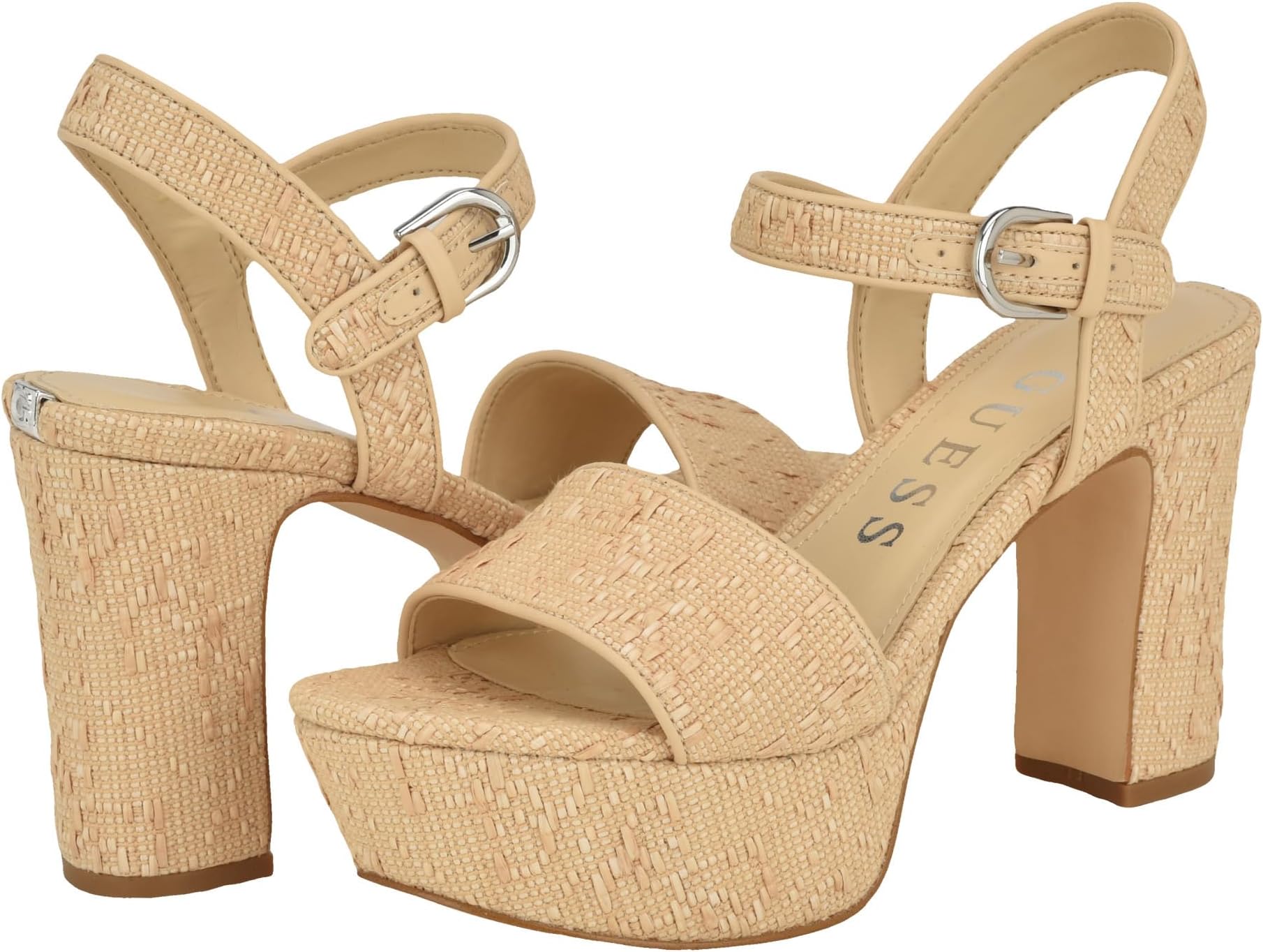 Сандалии GUESS Haldem, цвет Light Natural