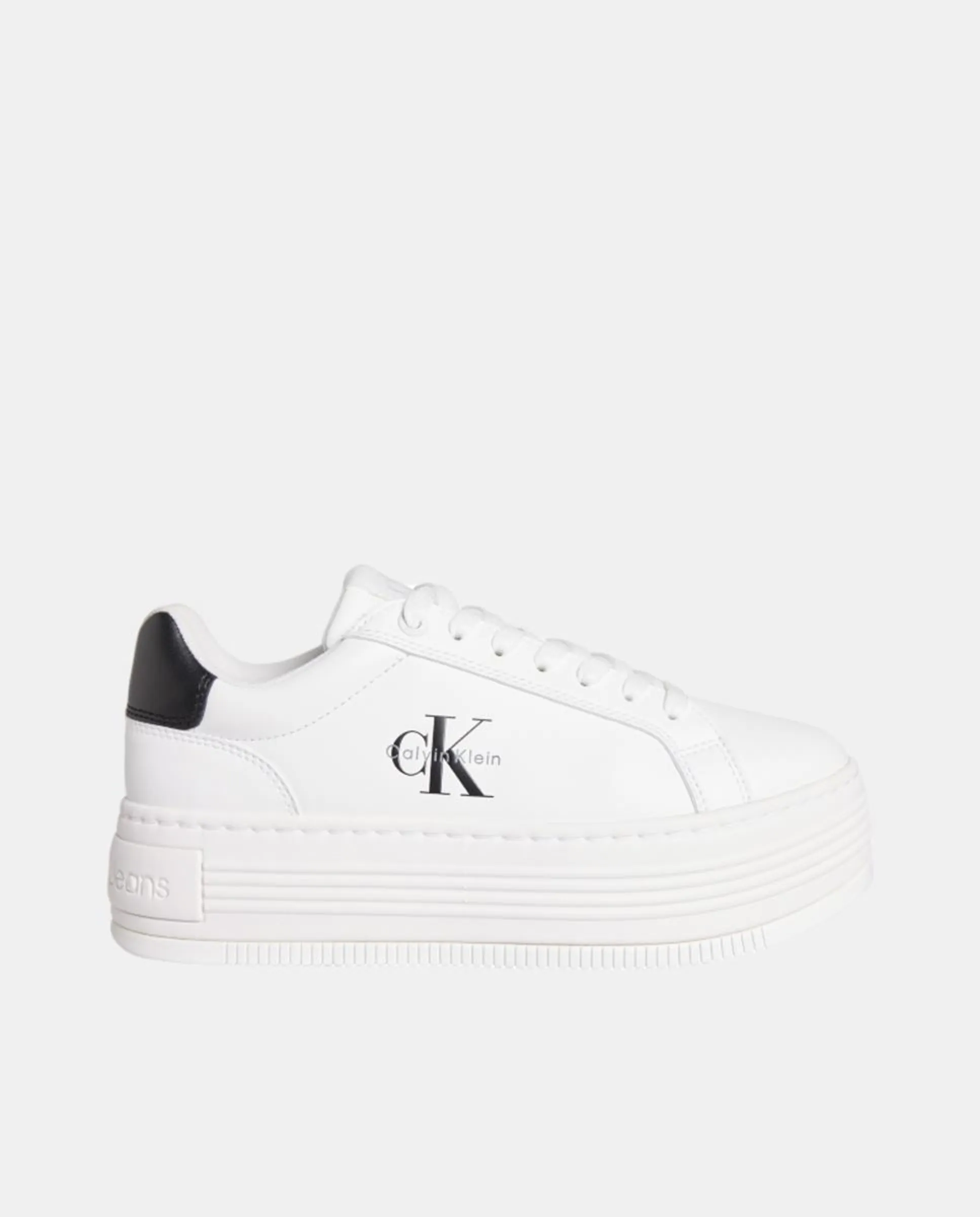 Кожаная платформа Calvin Klein, белый