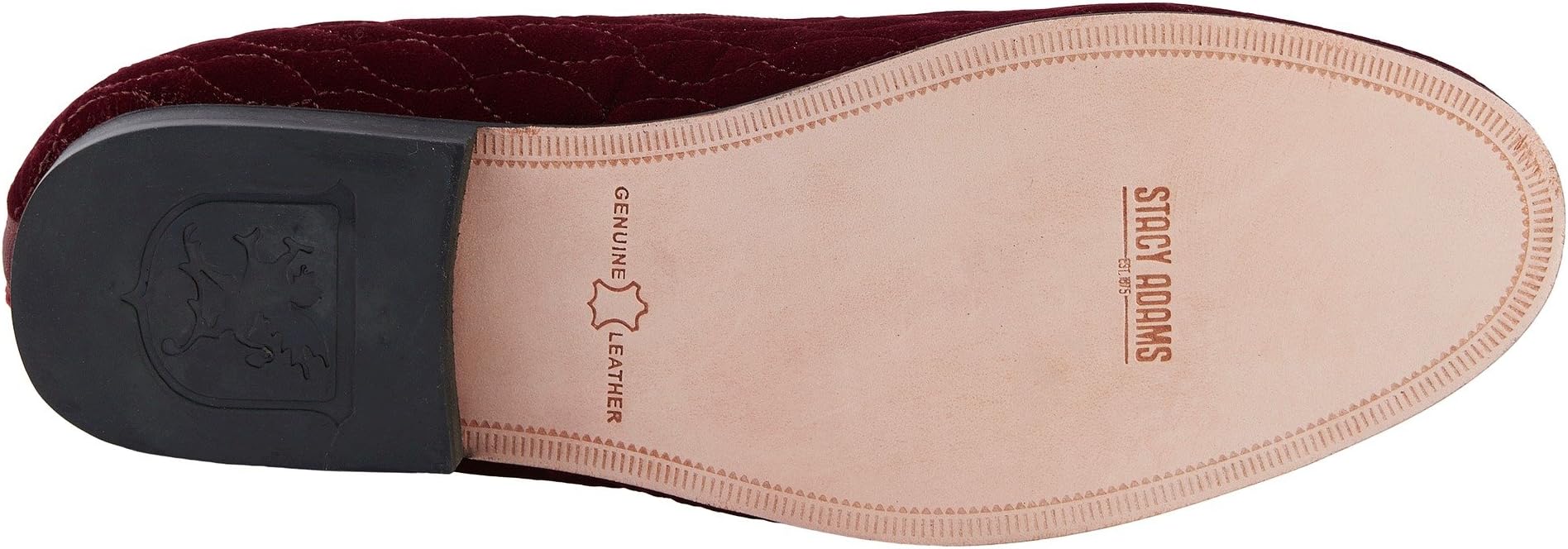 Лоферы Stacy Adams Valet Velour Slip-On Loafer, бордовый — фото 3