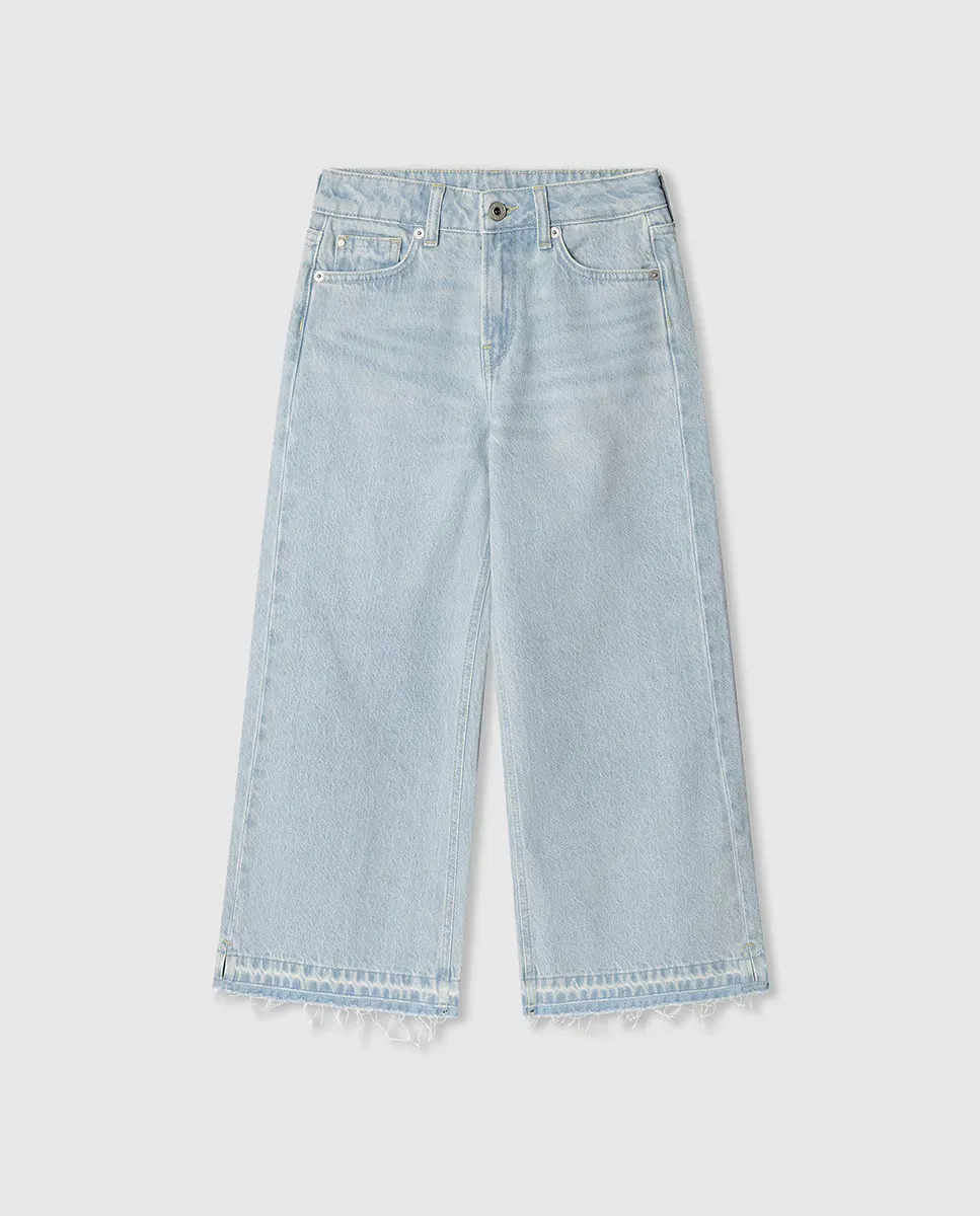 

Джинсы для девочки Wide Leg Hw Undone Jr Pepe Jeans, светло-голубой