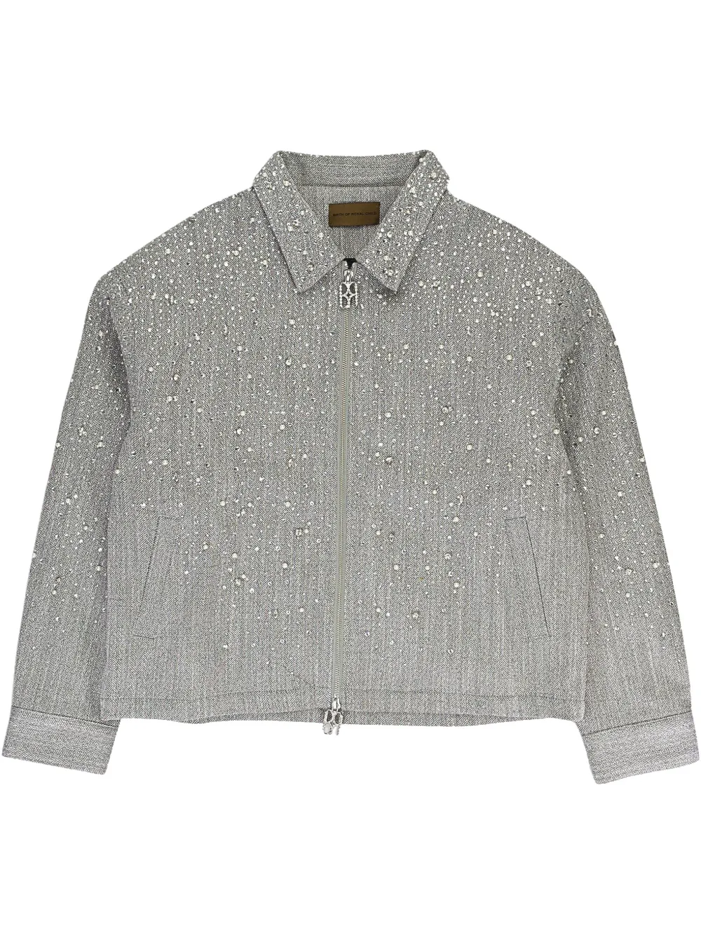 

Куртка Light Grey со стразами BIRTH OF ROYAL CHILD, серый