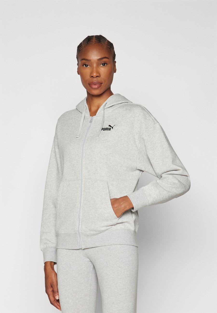 

Толстовка Puma SMALL LOGO COMFORT FULL-ZIP HOODIE, Light Gray Heather/Light Grey, Серый, Толстовка Puma SMALL LOGO COMFORT FULL-ZIP HOODIE, Light Gray Heather/Light Grey