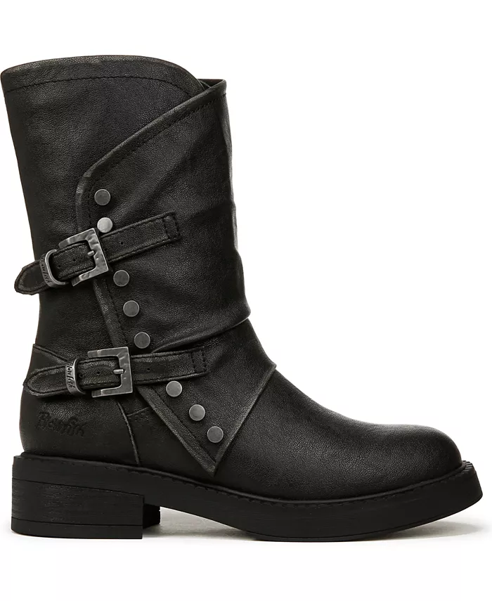 Женские ботинки Venice Mid Calf на устойчивом каблуке Blowfish Malibu, черный — фото 2