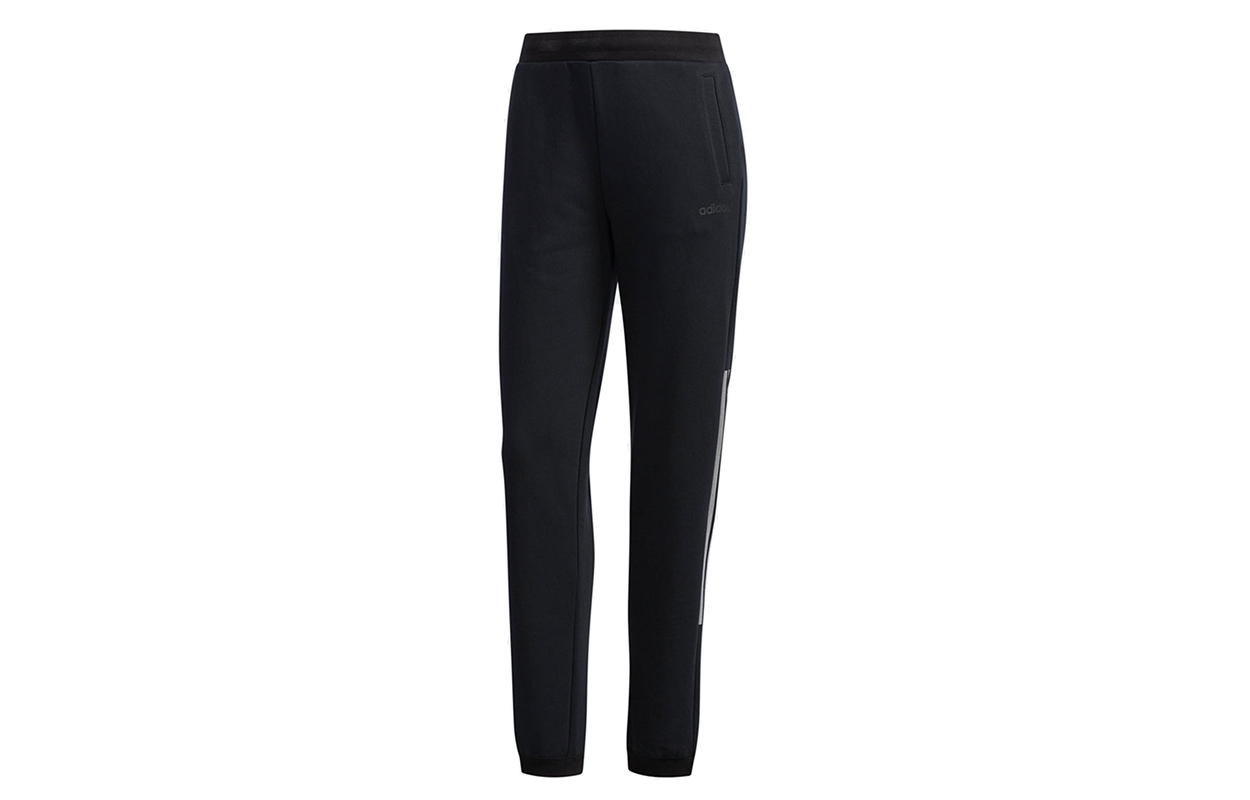 

Вязаные спортивные штаны женские черные Adidas Neo