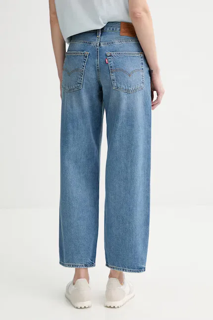 Джинсы свободные багги Dad Levi's, синий — фото 3