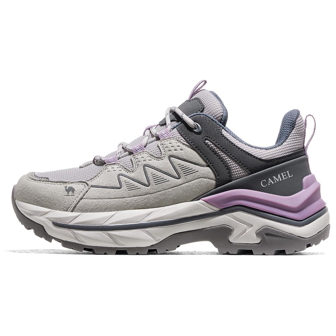 

CAMEL Женские противоскользящие дышащие походные кроссовки с низким берцем устойчивые к истиранию светло-серые, цвет Light Gray