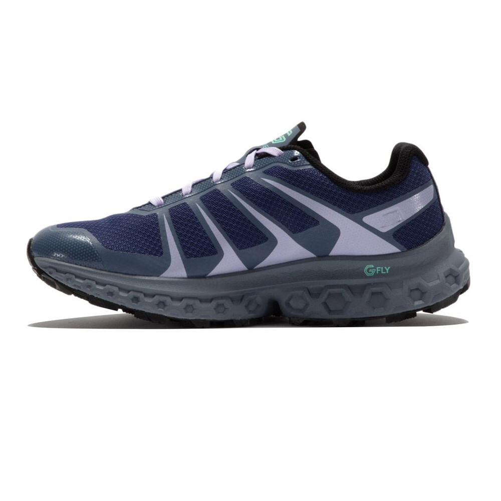Кроссовки для бега Inov8 Trailfly Ultra G 300 Max Trail, нави синий — фото 4
