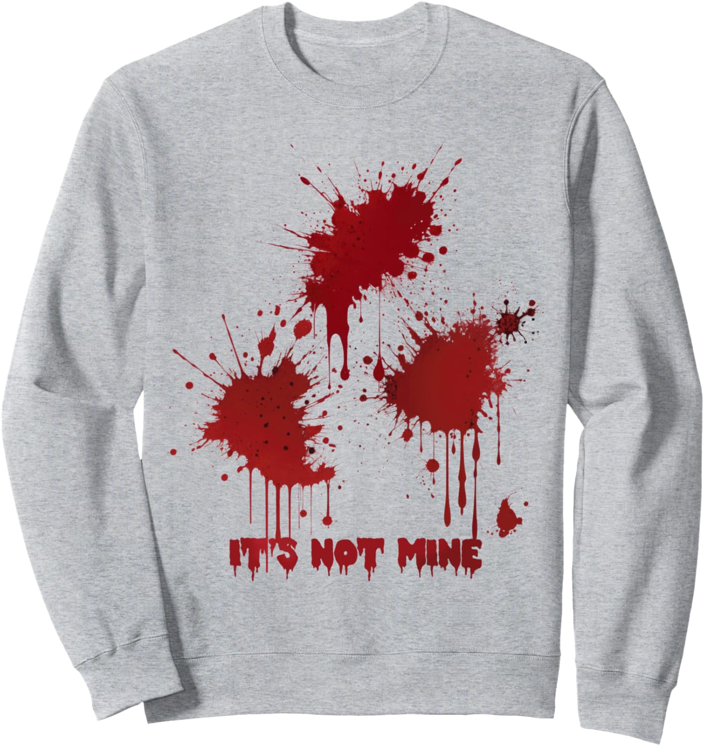 

Это не мое, толстовка на Хэллоуин с брызгами красной краски Spooky Halloween Designs, Красный, Это не мое, толстовка на Хэллоуин с брызгами красной краски Spooky Halloween Designs