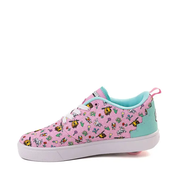 

Кеды Heelys x Minecraft Pro 20 Skate Shoe, цвет Pink/Aqua