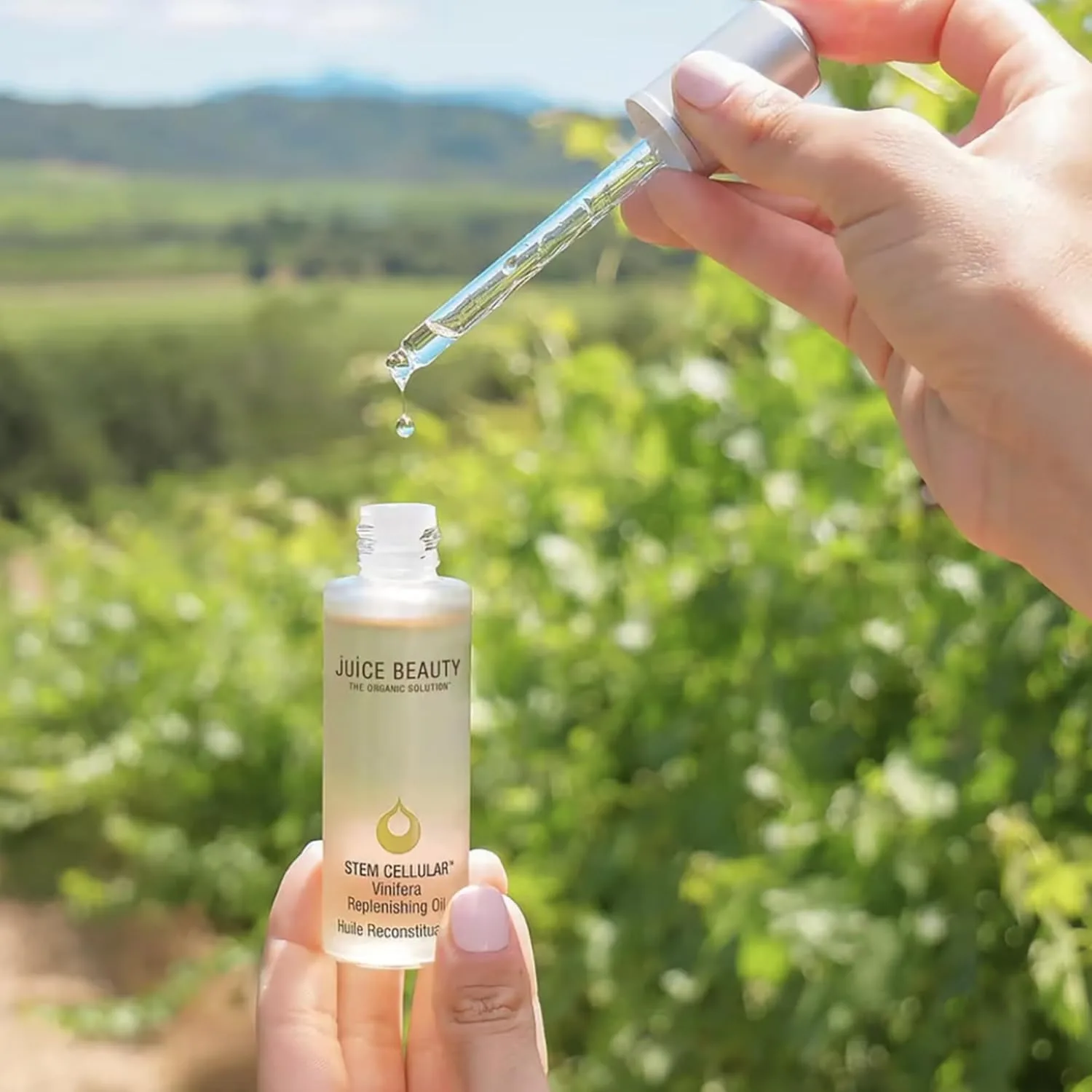 Масло для лица Juice Beauty — Stem Cellular Vinifera Replenishing Oil & Facial Primer, Hydrating Night Treatment with — фото 4